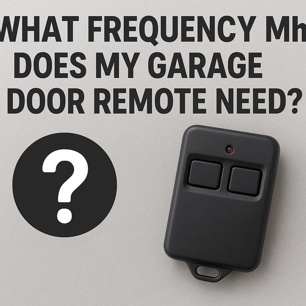 What Frequency MHz Does My Garage Door Remote Need? - Office Catch