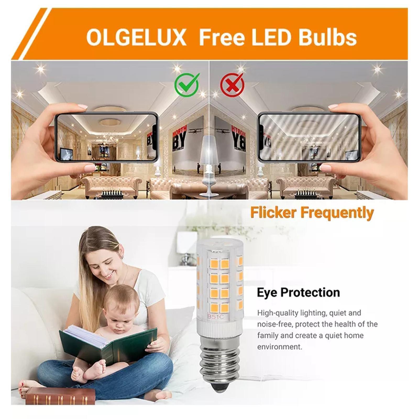1 Pack LED Corn Bulb E14 2835 SMD Globe Lamp 5W Night Lights For Himalayan Salt Lamps - Office Catch
