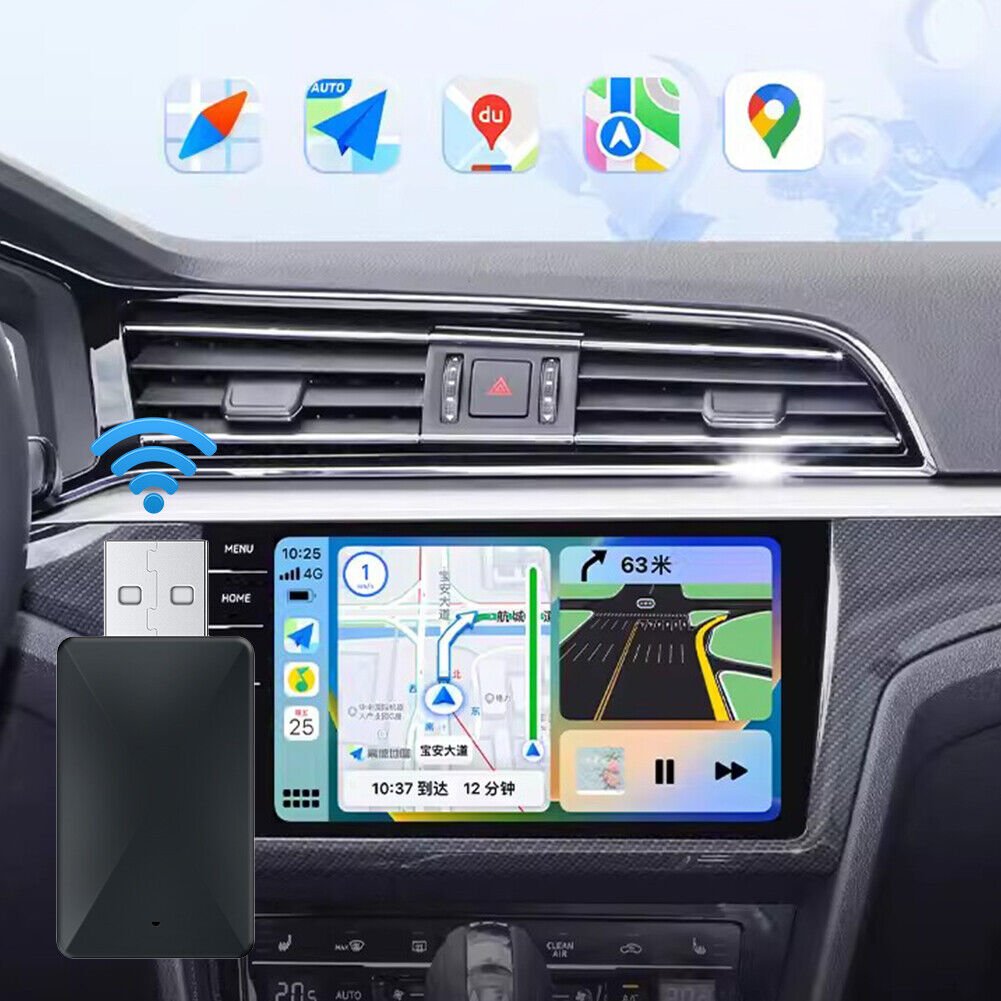 2 in1 Wireless Carplay Android Auto Adapter WiFi BT Auto Connect Mini USB Dongle - Office Catch