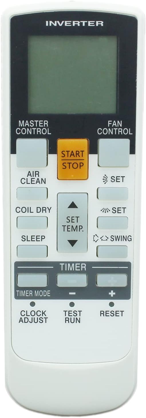 2 - Pack AR - RY12 Replacement Remote Controls – Compatible with Fujitsu Air Conditioners (AR - RY3, AR - RY5, AR - RY13, RY4, RY11, ASTA18LCC, ASTA24LFC, AR - RAD1E, AR - RAC1C, AR - RAE1E, AR - RAC2E) - Office Catch