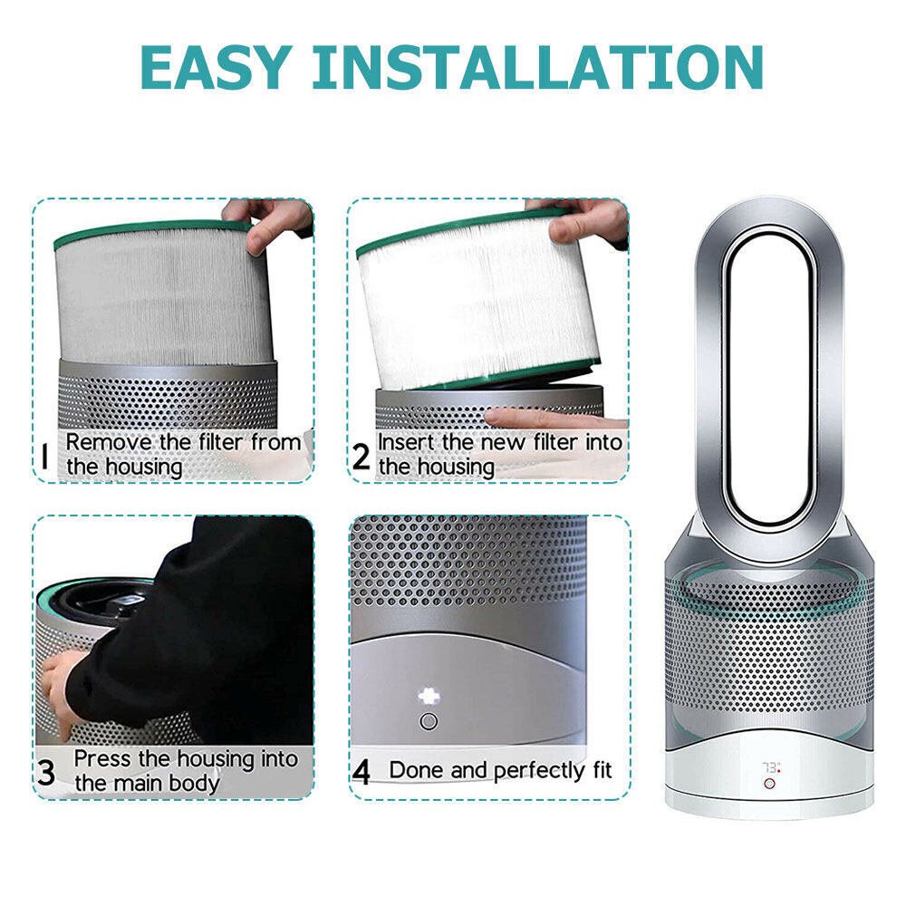 2 Pack | Replacement Filter For Dyson Pure Hot + Cool Link Air Purifiers HP01 HP02 HP03 - Office Catch