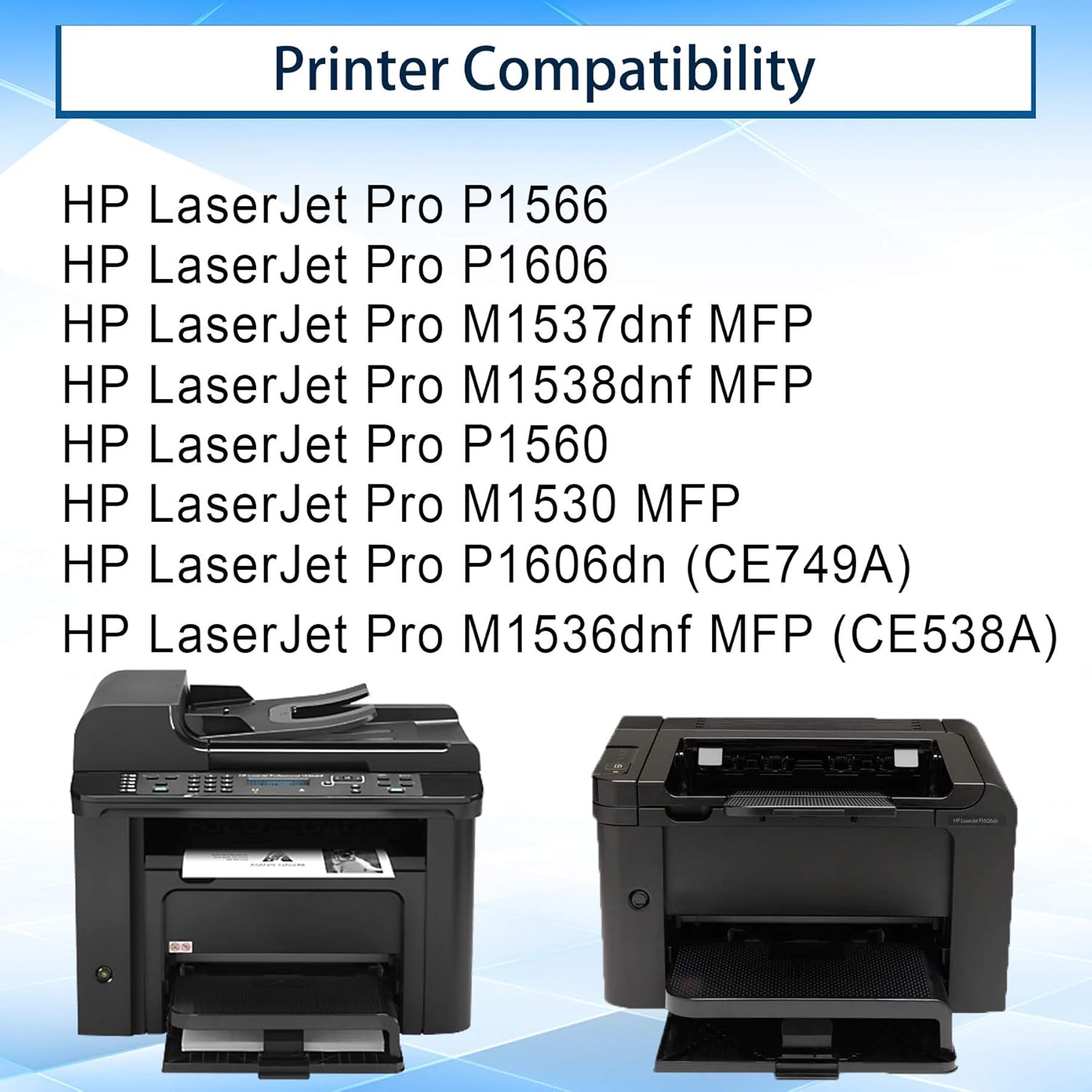 2 x HP 78A CE278A Compatible Black Toner Cartridges - 2,100 Pages Each - Office Catch