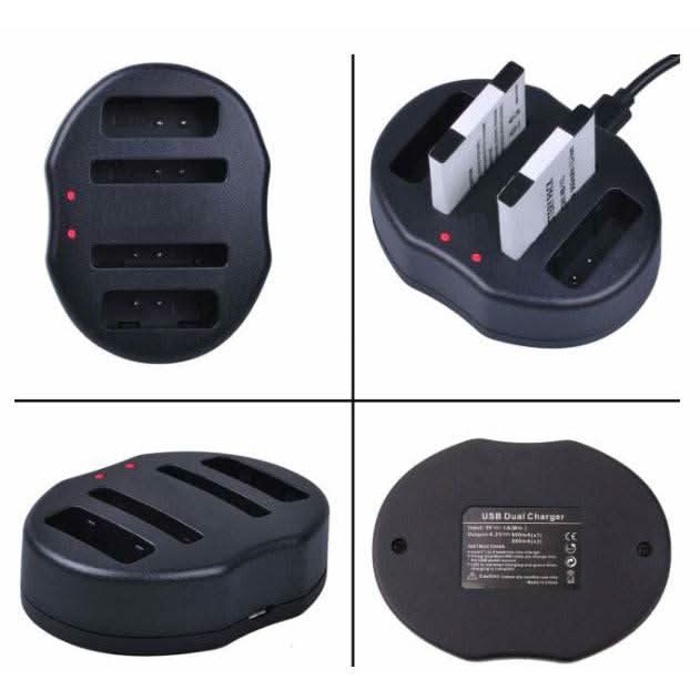 2x NB - 11L / NB - 11LH 1000mAh Batteries + LCD USB Charger for Canon IXUS 175, 180, 185, 190, PowerShot & ELPH Series - Office Catch