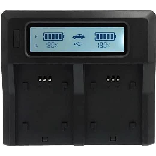 2x NP - FV70 2100mAh Batteries + Dual USB Charger for Sony Handycam & NEX Series – NP - FV30, NP - FV50, NP - FV70, NP - FV100 Compatible - Office Catch