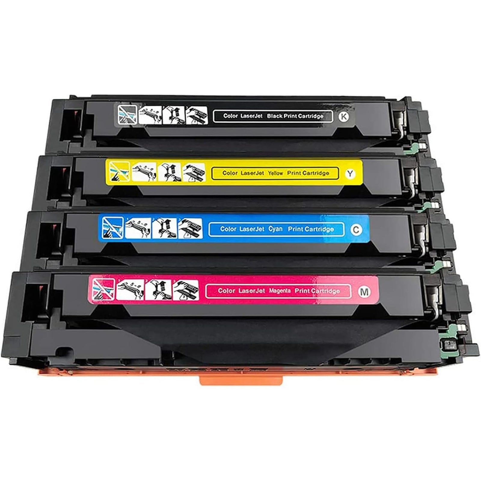 4x Generic Toner CF380X CF381A CF382A CF383A 312A for HP M476dn M476dw M476nw - Office Catch