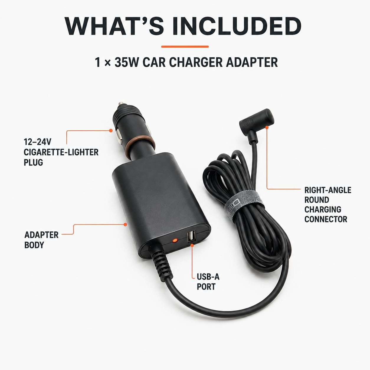 TAVICE 35W Car Charger Power Adapter Compatible with Dyson DC58 DC59 DC61 DC62 SV03 SV04 SV05 SV06 Vacuum Cleaners 12V/24V