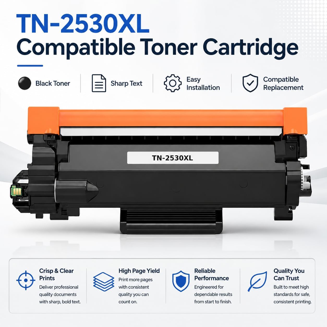 TAVICE TN2530XL Toner Cartridge Compatible with Brother HL-L2400DW/L2445DW/L2460DW/L2464DW