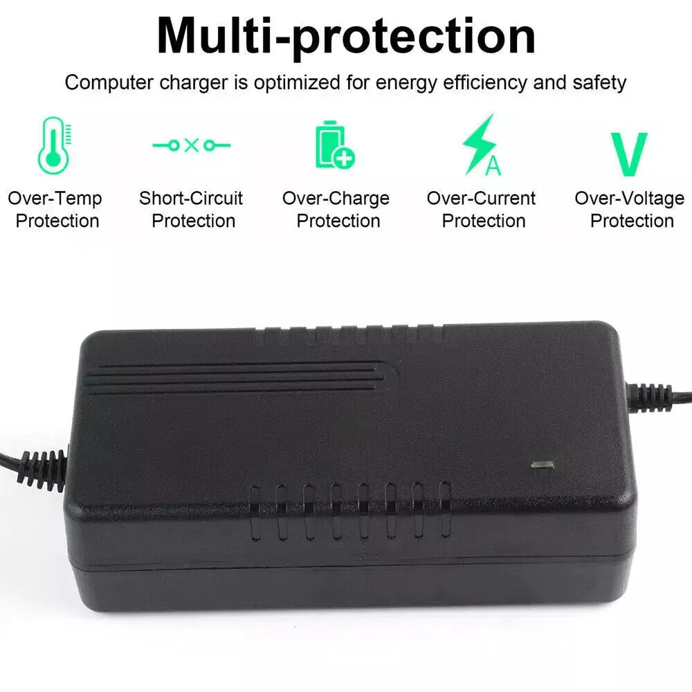 67.2V 2A Lithium Battery Charger for 60V 16S Electric Scooter & eBike – 3 - Pin AU Plug - Office Catch