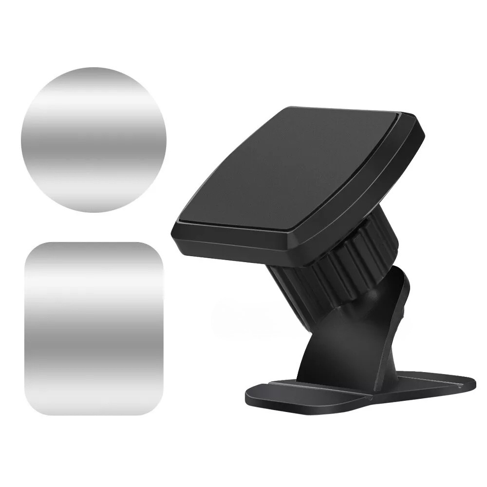 Universal 360° Magnetic Car Phone Holder – Stick-On Dashboard Mount for iPhone, Samsung & More