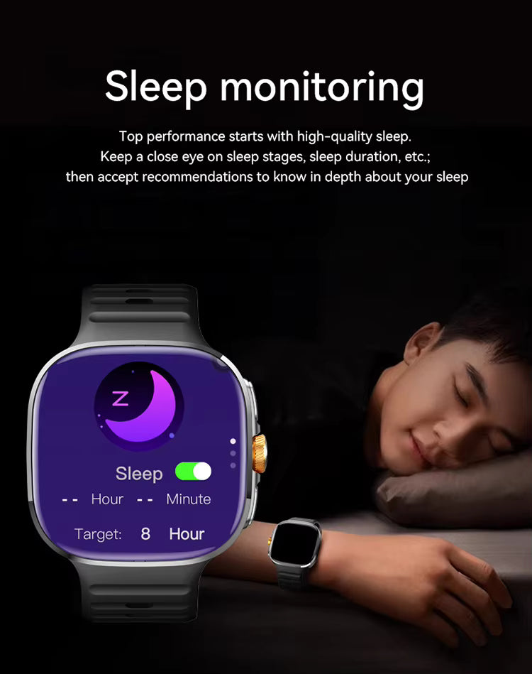 Tavice 5G Cellular Smartwatch – AMOLED Display, Rotatable Camera, GPS & Fitness Tracking