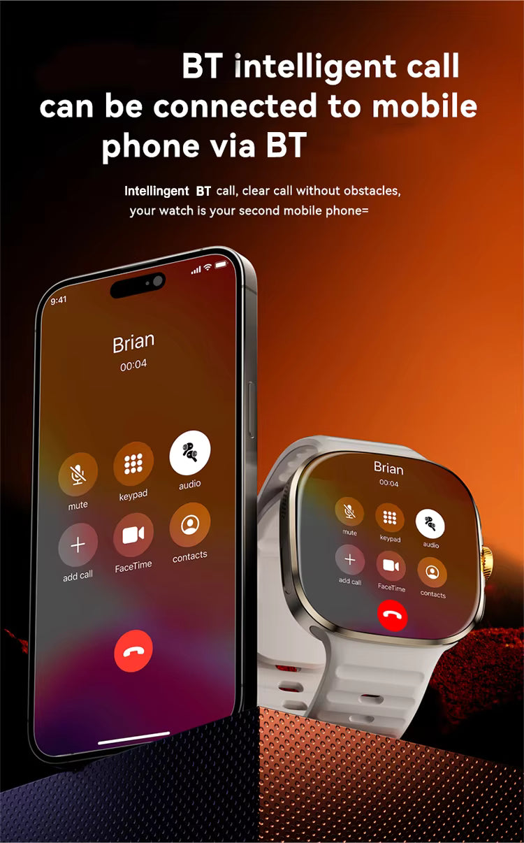 Tavice 5G Cellular Smartwatch – AMOLED Display, Rotatable Camera, GPS & Fitness Tracking