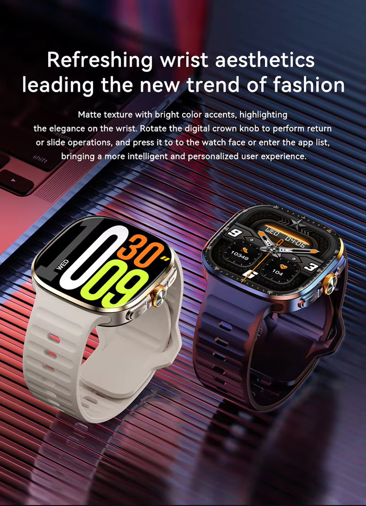 Tavice 5G Cellular Smartwatch – AMOLED Display, Rotatable Camera, GPS & Fitness Tracking