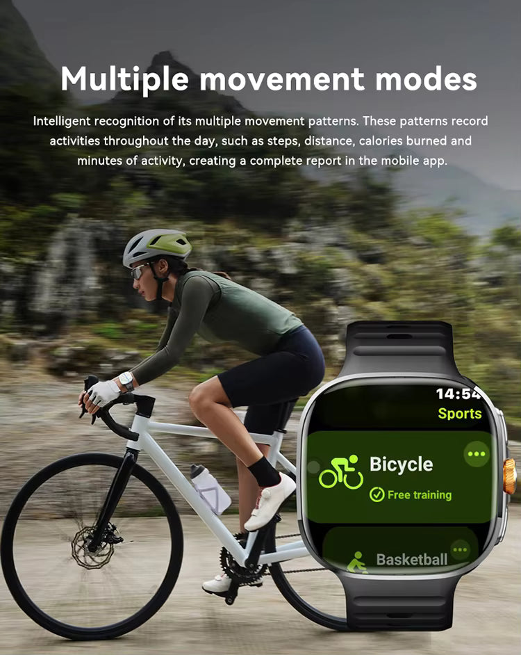 Tavice 5G Cellular Smartwatch – AMOLED Display, Rotatable Camera, GPS & Fitness Tracking