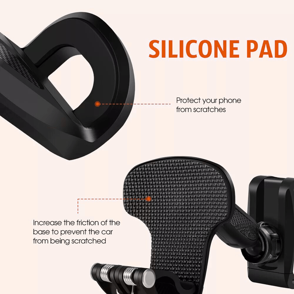 Adjustable Dashboard Car Phone Holder – Universal Cradle Mount for iPhone 16, Galaxy S25 & All Smartphones - Office Catch