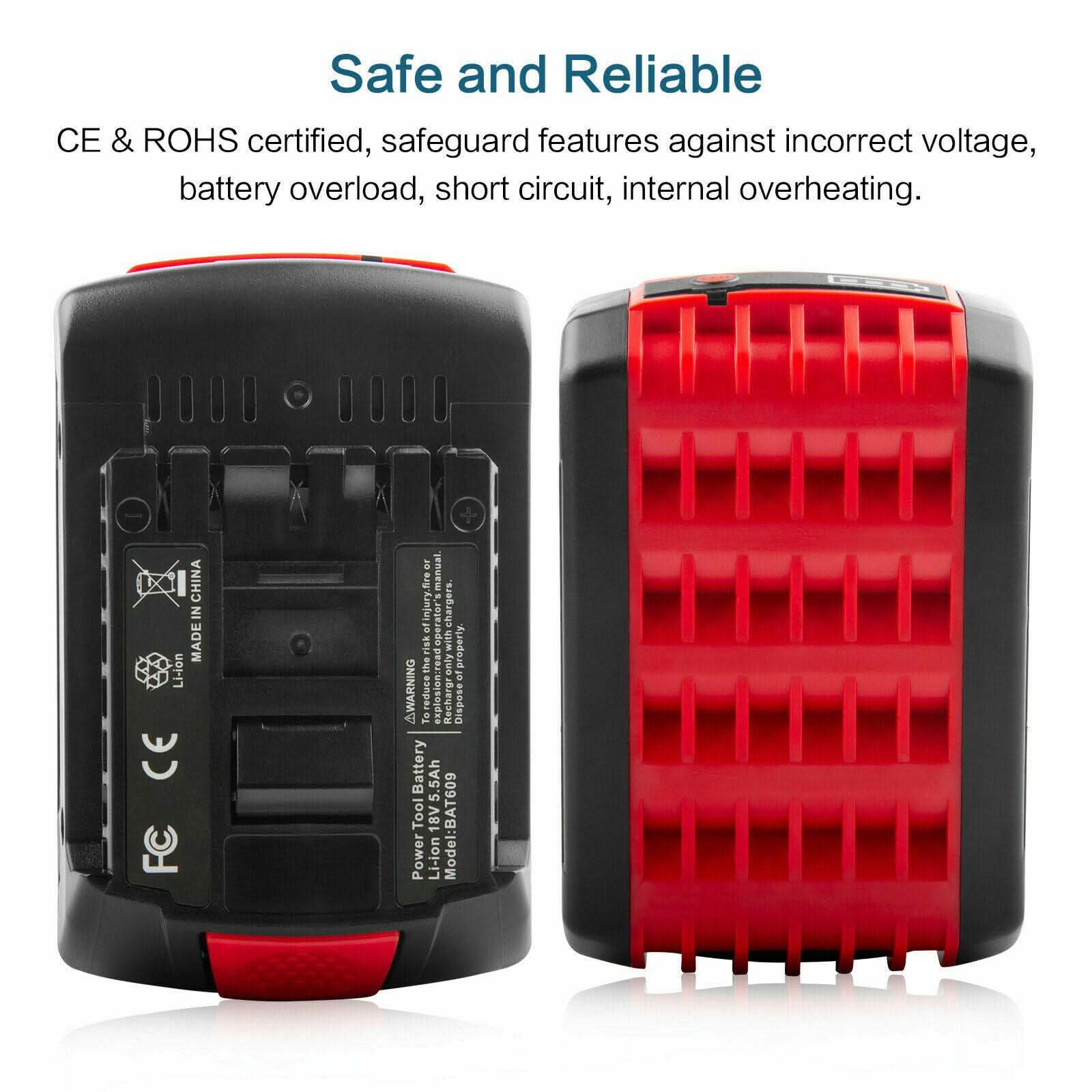 BAT609 Compatible Battery for Bosch BAT618, BAT618G, GBA 18V 4.0Ah Li - ion – Fits 17618 - 01, BAT609G - Office Catch