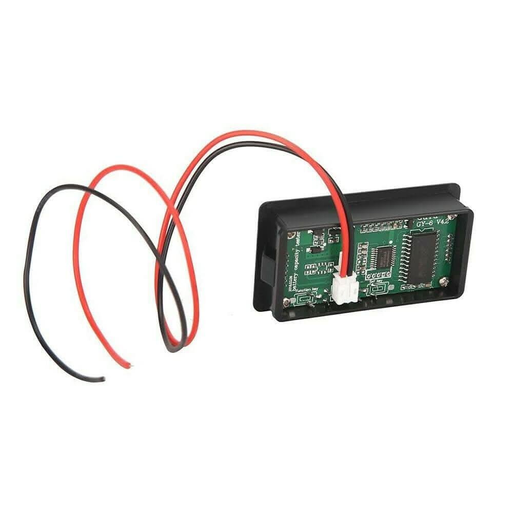 Digital Battery Capacity & Voltage Tester | LCD Battery Level Indicator for 12V 24V 36V 48V Lithium & Lead Acid Batteries - Office Catch