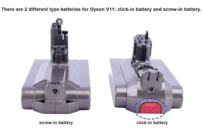 Dyson V11 Click - in Compatible Battery & Charger – Fast Charging Click - In Power Set for Outsize, SV16, V15 Detect - Office Catch