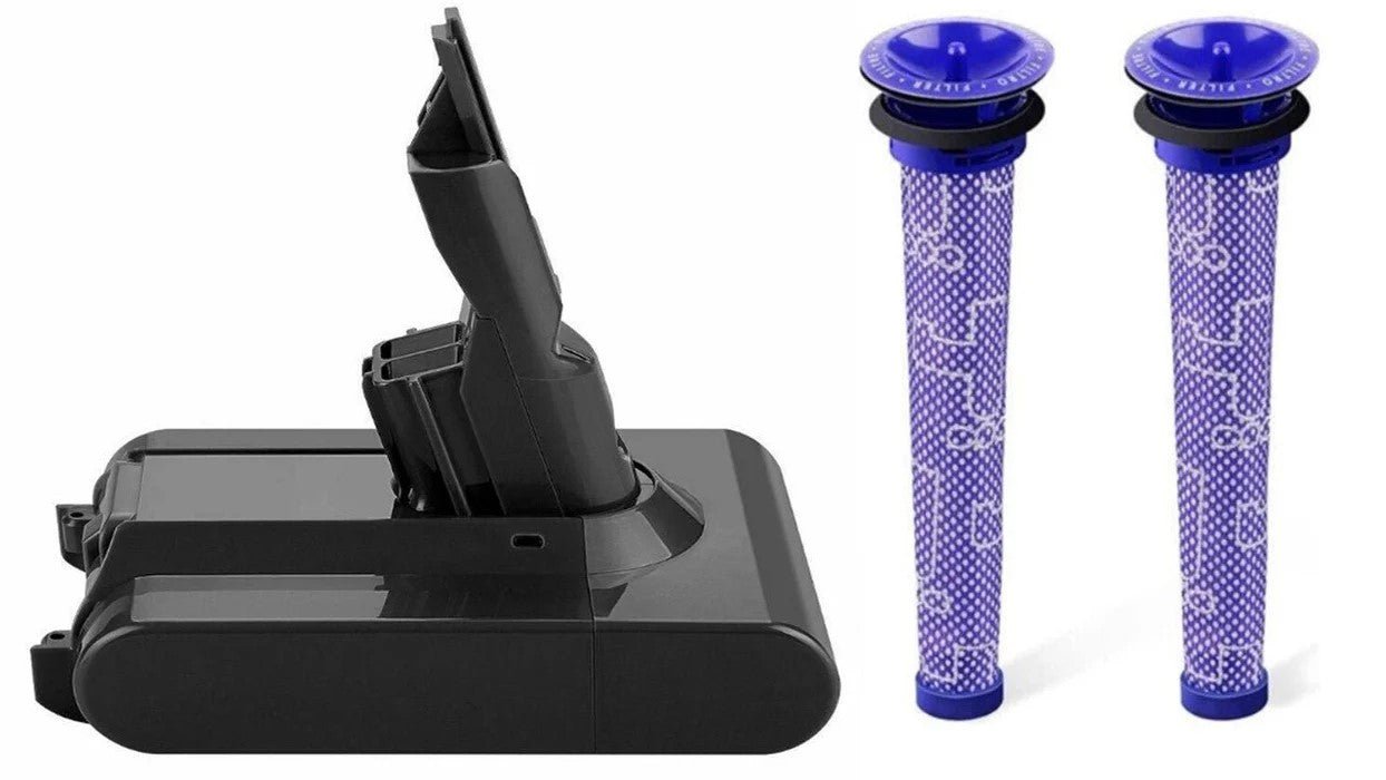 Dyson V7 Battery SV11 For All V7 Vacuums Replacement Animal Motorhead Pro Origin Total Clean Trigger + 2 Pre Filters - Office Catch