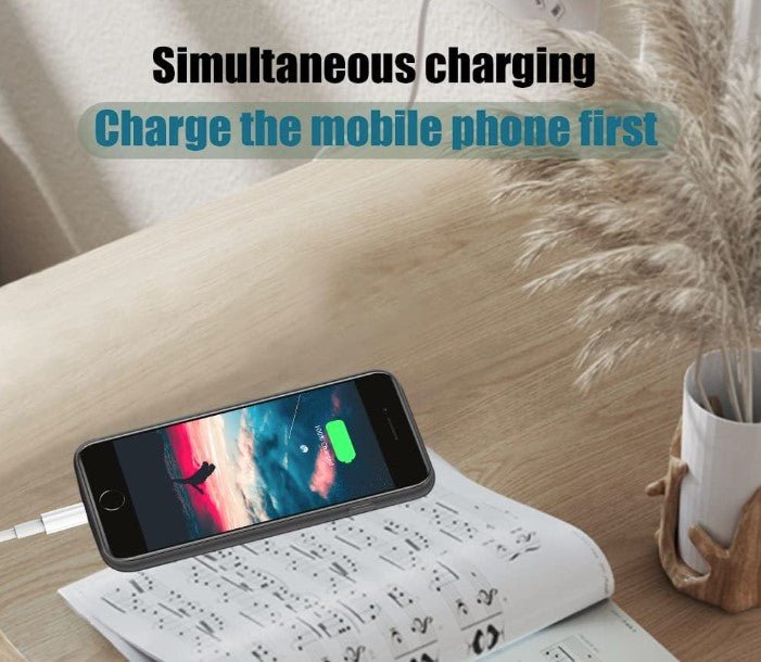 Protective Case with Built In Power Bank For iPhone 6s Plus - Black - Office Catch