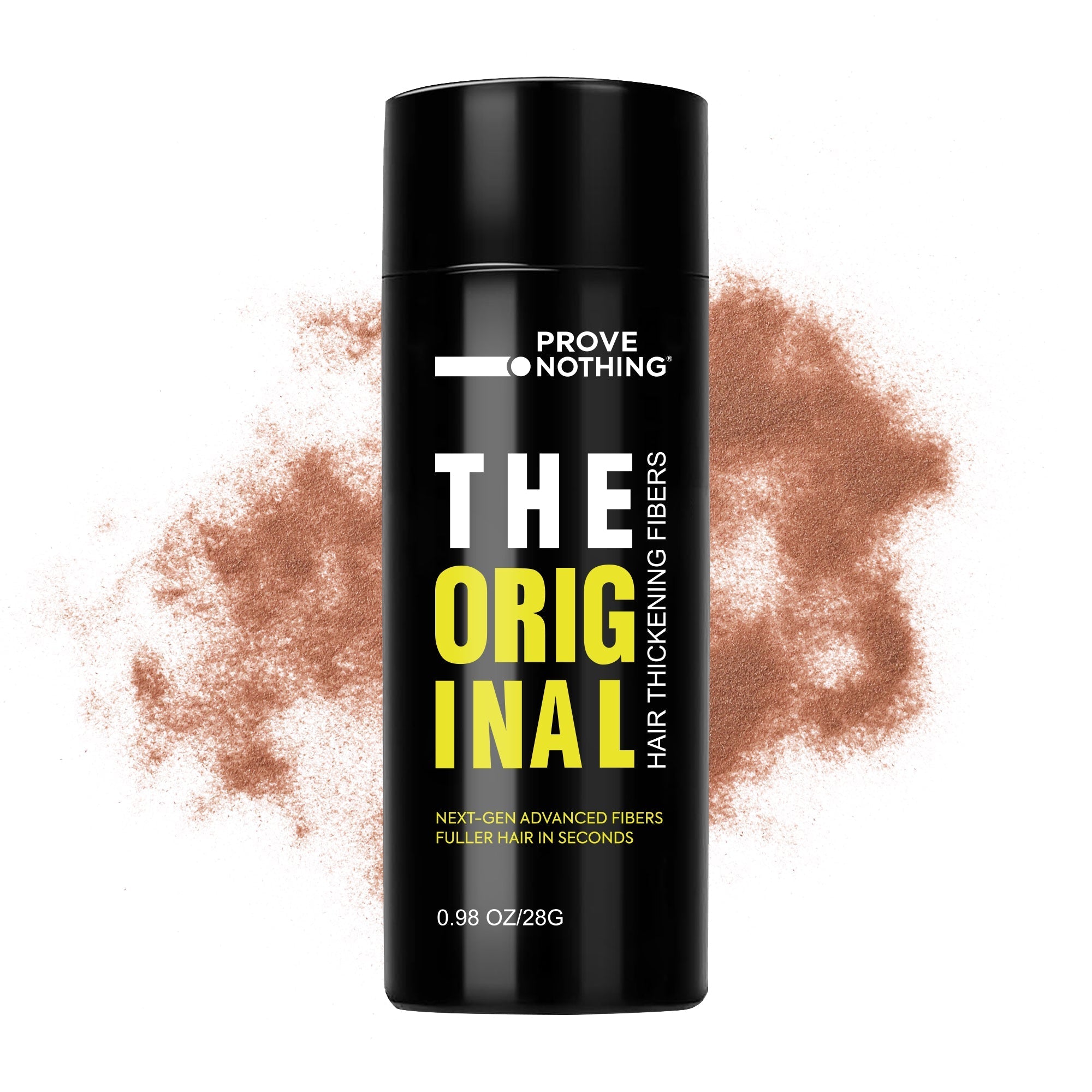 PROVE NOTHING Hair Fibres (28g) Instantly Fuller, Thicker Look Windproof & Sweatproof | Women and Men | Designed in Australia (Light Brown) - Office Catch