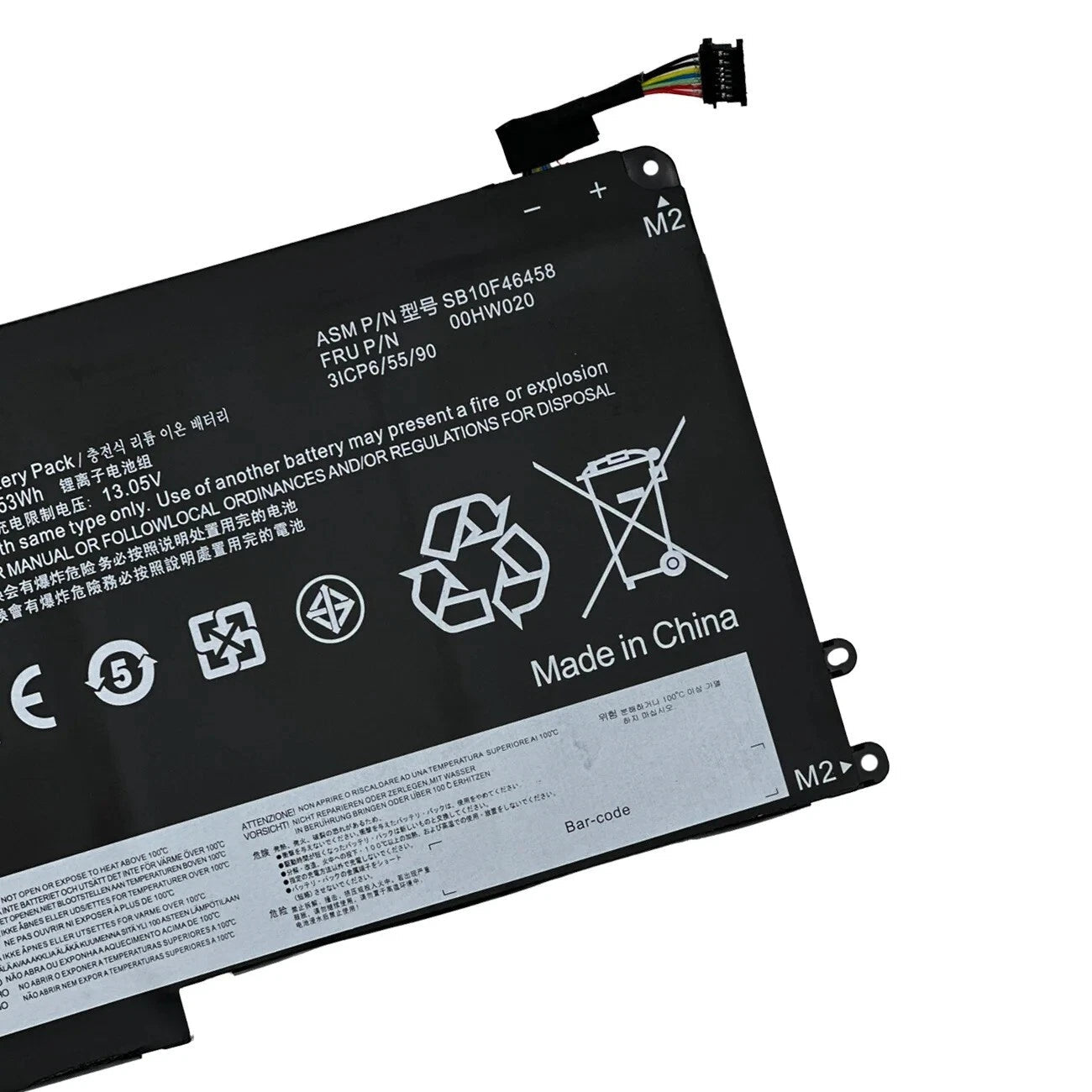 Replacement Battery for Lenovo Yoga 460, P40 Yoga – Compatible with 00HW020, 00HW021, SB10F46458, SB10F46459 – 11.4V 4540mAh Li - ion - Office Catch