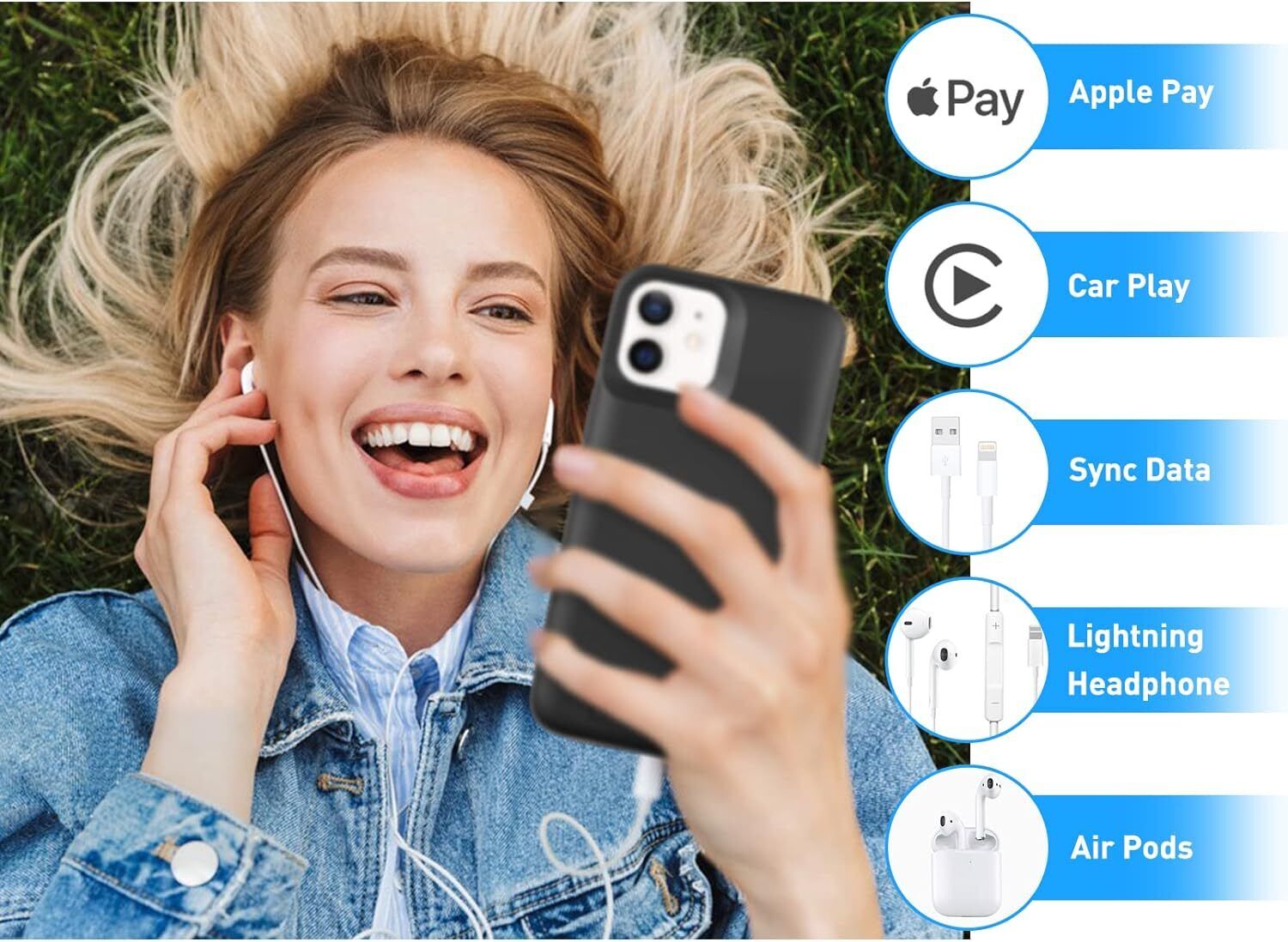 Smart Battery Case For iPhone 11 Pro Max Power Bank Charger Cover - Office Catch