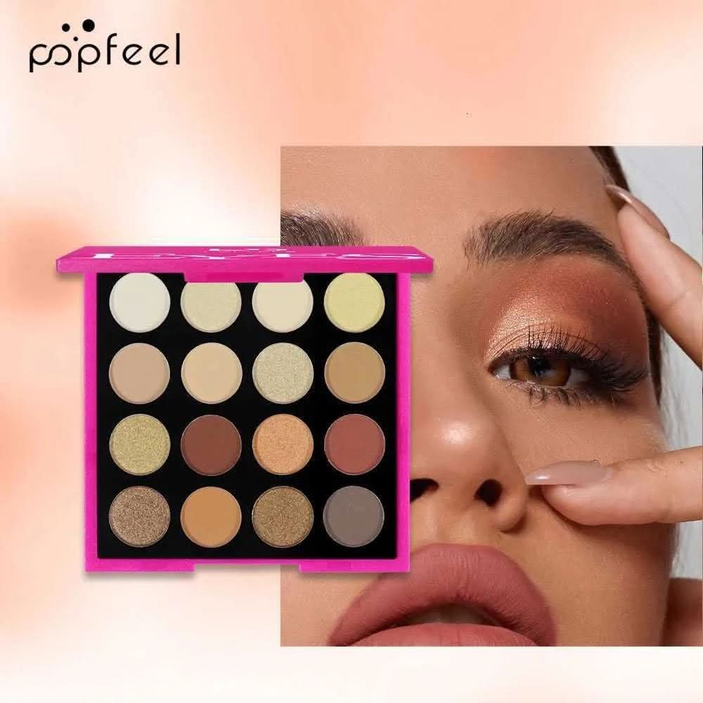 TAVICE 16 - Color Eyeshadow Palette Highly Pigmented Matte, Earth & Vibrant Rainbow Shades, Portable and Long - Lasting Makeup - Office Catch