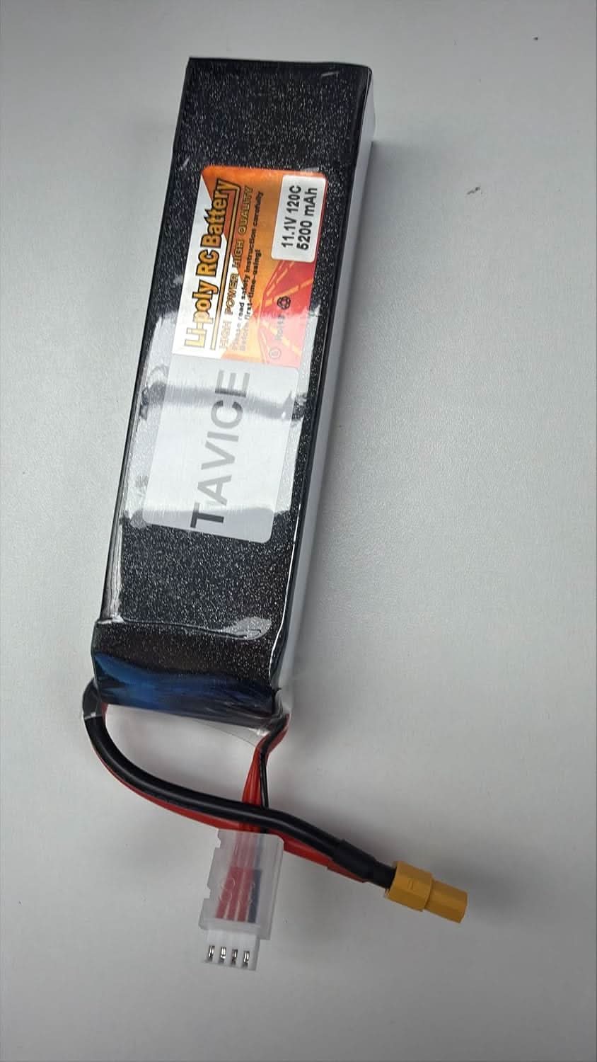 TAVICE 2 Pack 3S LiPo Battery 11.1V 5200mAh 120C with XT60 Connector Compatible with RC Car, Helicopter, Airplane & Quadcopter - Office Catch