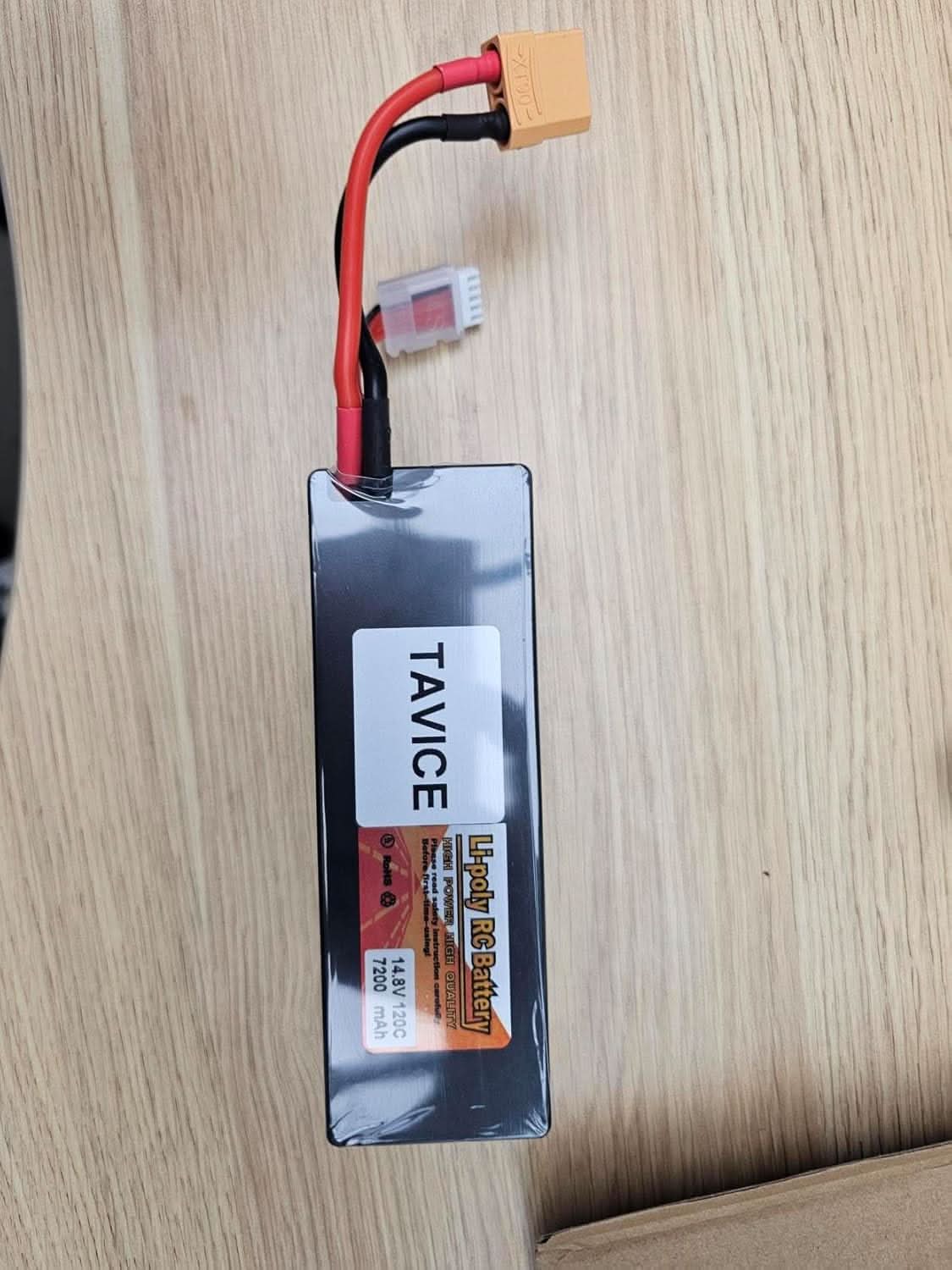 TAVICE 2 Pack 4S LiPo Battery 14.8V 7200mAh 120C with XT90 Connector Compatible with RC Cars, Trucks & Racing Models - Office Catch