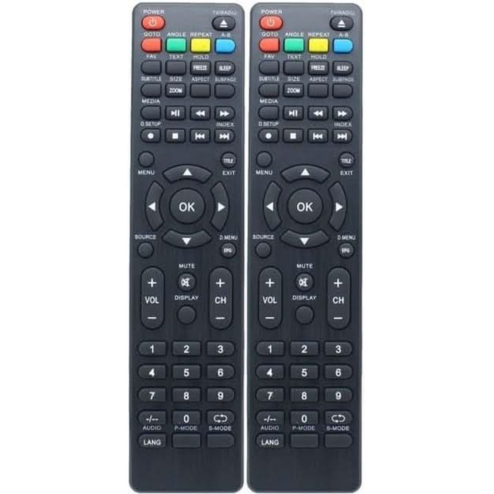 TAVICE 2 Pack Replacement TV Remote Control โ Compatible with Bauhn ATV50UHD / ATVโ55UHDCโ0717 / ATVโ55FHDED / ATVโ40FTHED - Office Catch