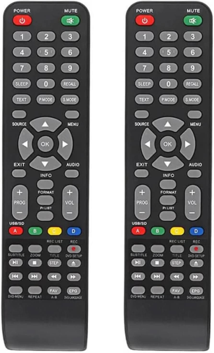 TAVICE 2 PACK VIVO & Viano TV Remote Control For LCD LED Combo (with DVD) TV - Office Catch
