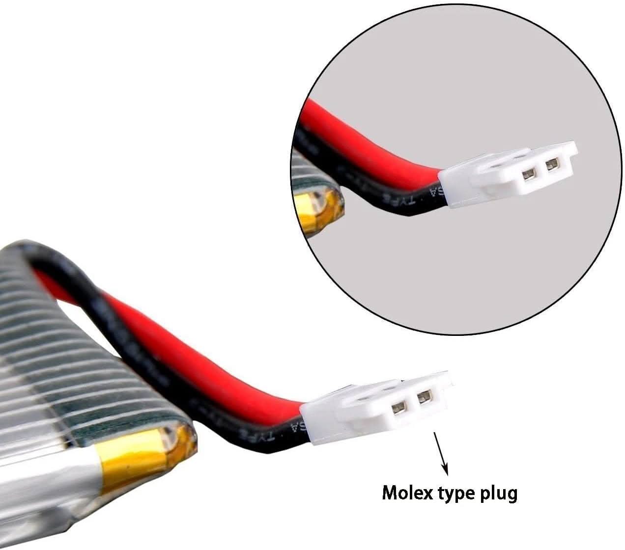 TAVICE 3.7V 800mAh LiPo Battery Pack Compatible with RC Airplanes & Drones (1/2/3 PCS Options) - Office Catch