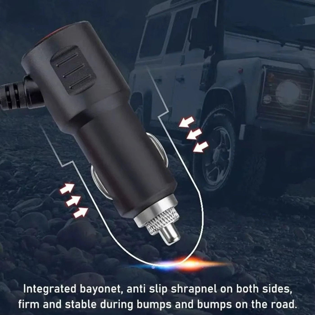 TAVICE 4-Way Car Cigarette Lighter Socket Splitter 12V/24V Power Adapter with USB Charging Ports - Office Catch