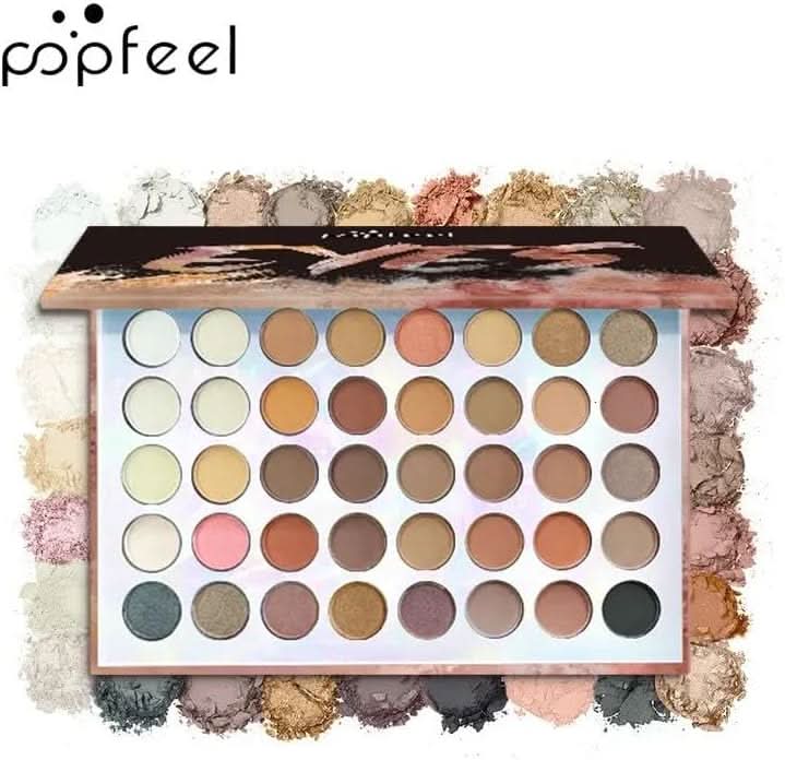 TAVICE 40 - Color Eyeshadow Palette Earth Tone Matte & Shimmer Shades with Contour, Professional Eye Makeup - Office Catch