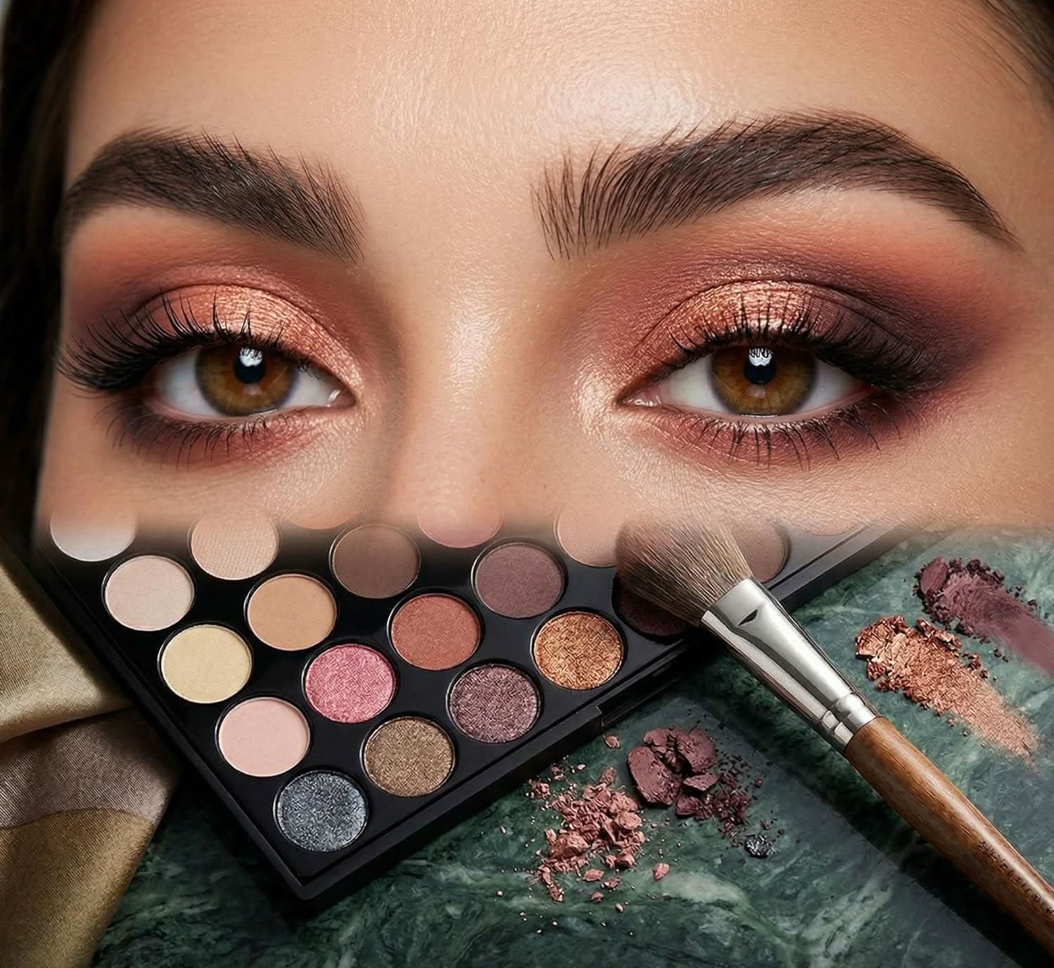TAVICE 40 - Color Eyeshadow Palette Matte, Shimmer & Metallic Eye Makeup Palette for Long - Lasting, Blendable Looks - Office Catch