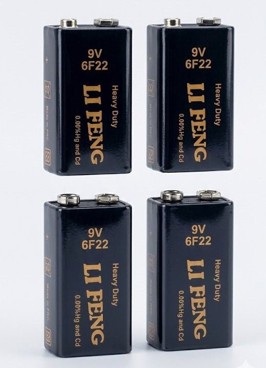 TAVICE 9V Lithium - ion Batteries (6F22), Replacement for Multiple 9V Devices, Long - Lasting Battery β 4 Pack - Office Catch