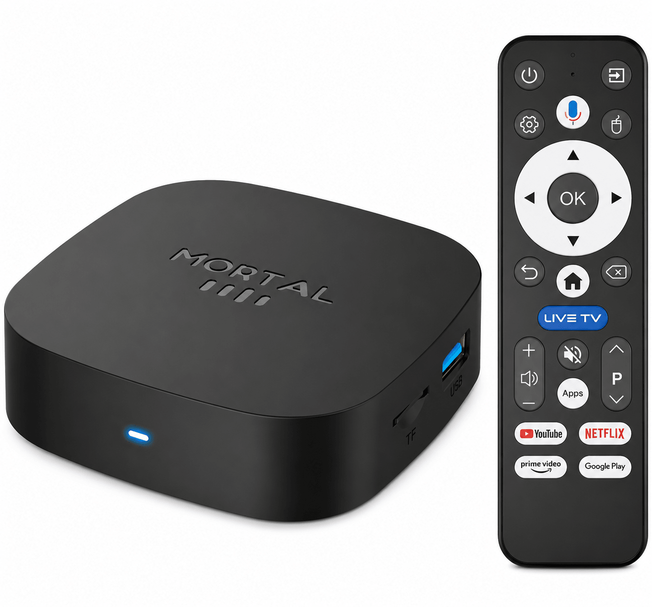 Tavice Android TV Box 8K Ultra HD | 5G WiFi Streaming Media Player with Quad-Core Processor, HDMI Output & Plug-and-Play Setup - Office Catch