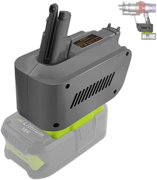 TAVICE Battery Adapter Compatible with Ryobi 18V Battery to Dyson V10 Vacuum Battery Converter - Office Catch
