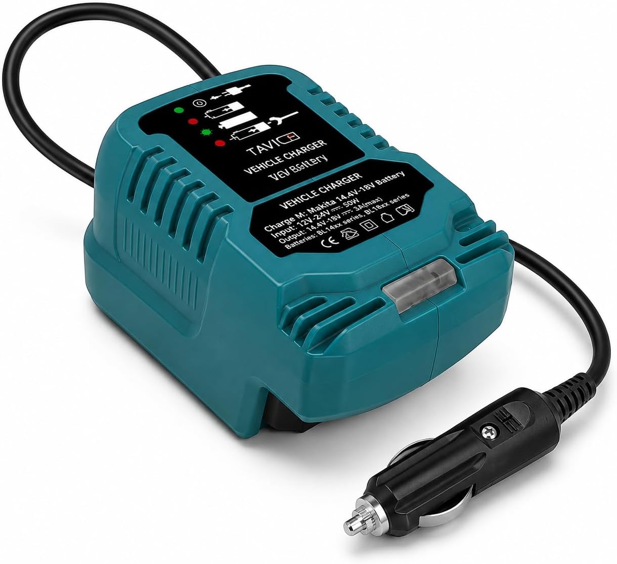 TAVICE Cigarette Lighter Socket Adapter Compatible with Makita 18V LXT Battery Mini Car Charger Power Adapter - Office Catch