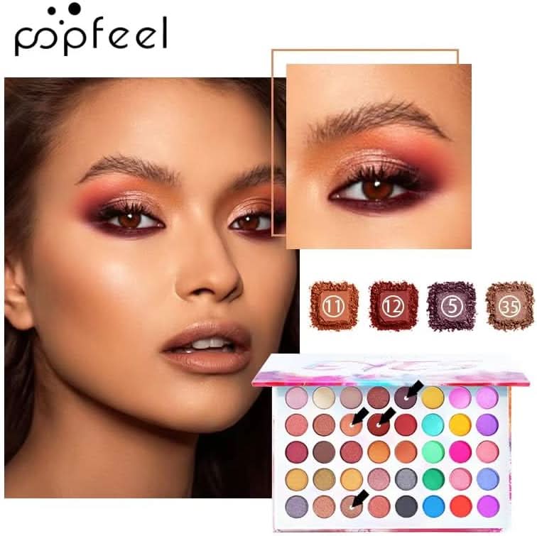 TAVICE Color Studio Eyeshadow Palette 40 Highly Pigmented Matte & Shimmer Shades, Waterproof and Blendable Makeup Palette - Office Catch