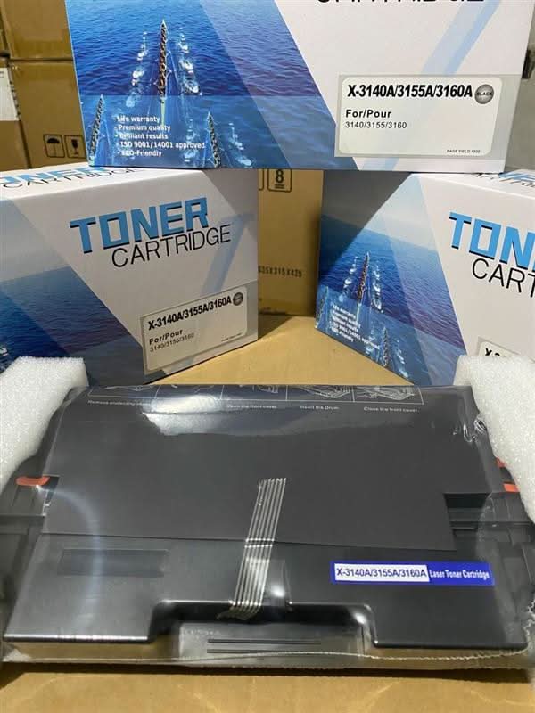 Tavice Compatible Xerox Phaser 3140 / 3155 / 3160 Black Laser Toner Cartridge – High Yield 1,500 Pages, Premium Replacement for X - 3140A, 3155A, 3160A - Office Catch