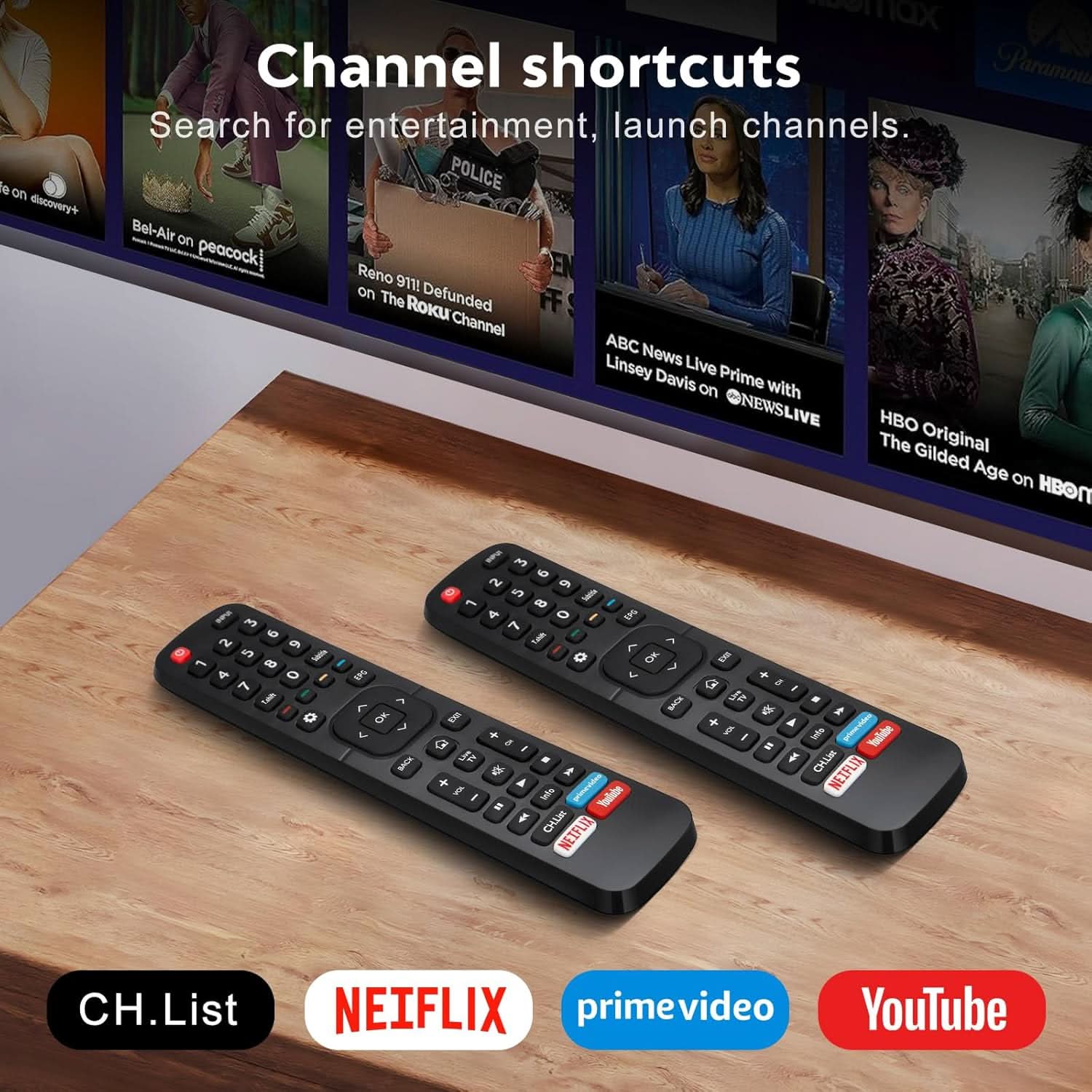 TAVICE EN2BS27H Remote Control Replacement for Hisense TV 50R5 55R5 58R5 65R5 65Q8 50S8 43R6 50R6 55R6 65R6 32S4 40S4 49S4 43S8 50S8 55S8 65S8 75S8 85S8 100S8 - Office Catch