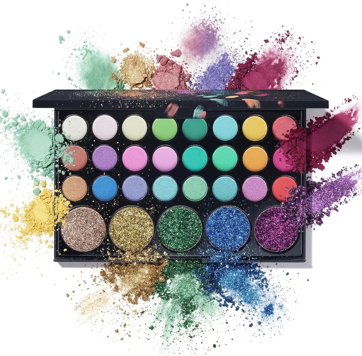 TAVICE Eye Makeup Palette 29 Highly Pigmented Colors in Matte, Shimmer & Metallic Shades - Office Catch