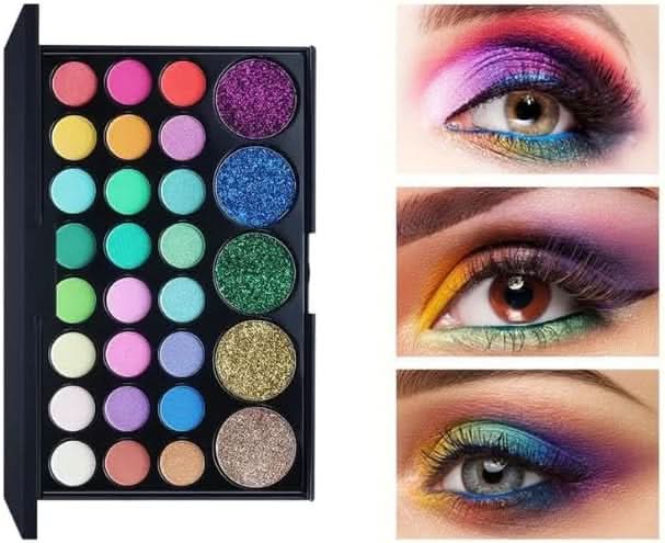 TAVICE Eye Makeup Palette 29 Highly Pigmented Colors in Matte, Shimmer & Metallic Shades - Office Catch