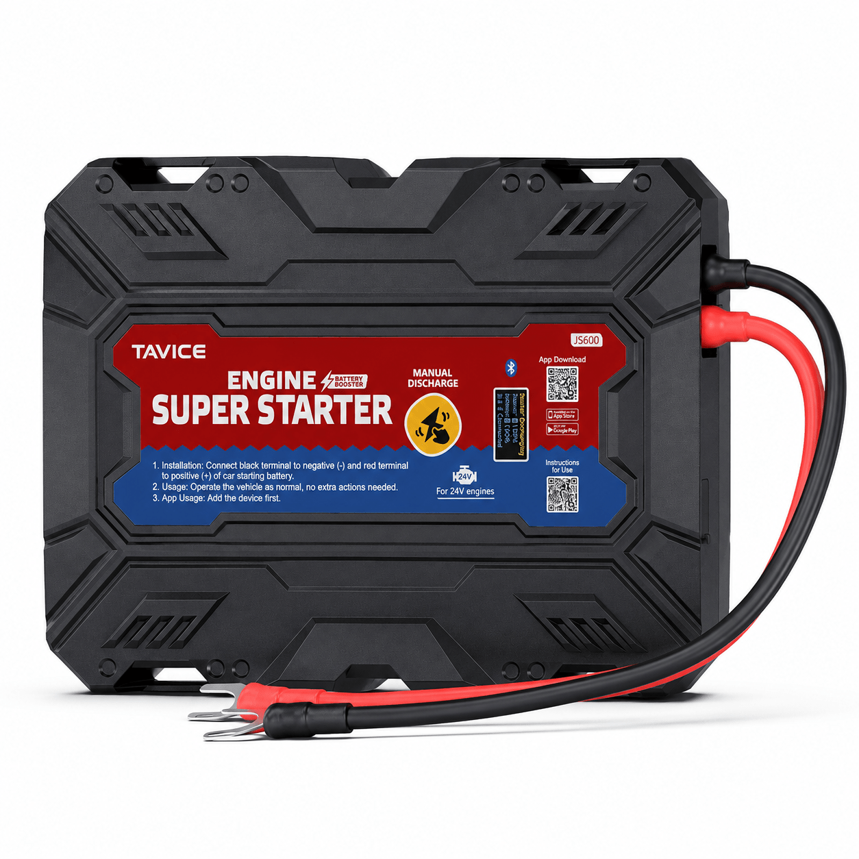 TAVICE LEAGEND JS600 On-Board SuperCap Jump Starter 12V Heavy-Duty Battery Booster Emergency Car Starter - Office Catch