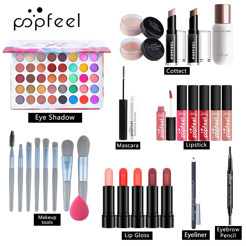 TAVICE Professional 30 - Piece All - in - One Makeup Kit with Bag - Office Catch