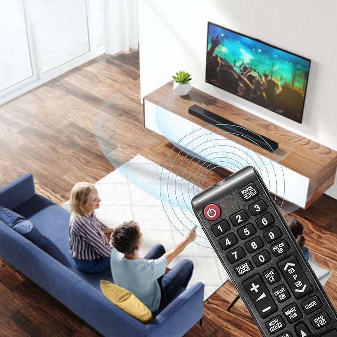 Tavice Replacement BN59 - 01175N Remote Control 2 Pack for Samsung Smart LCD LED TV Compatible with UE40H6500 UE48H6500 UE40H6650 - Office Catch