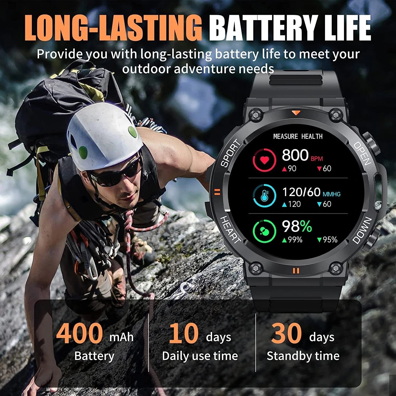 Tavice Sports Smart Watch with Bluetooth Calls, Heart Rate & Health Monitoring, 1.39" Touch Screen | Pedometer, Sleep & Calorie Detection - Office Catch