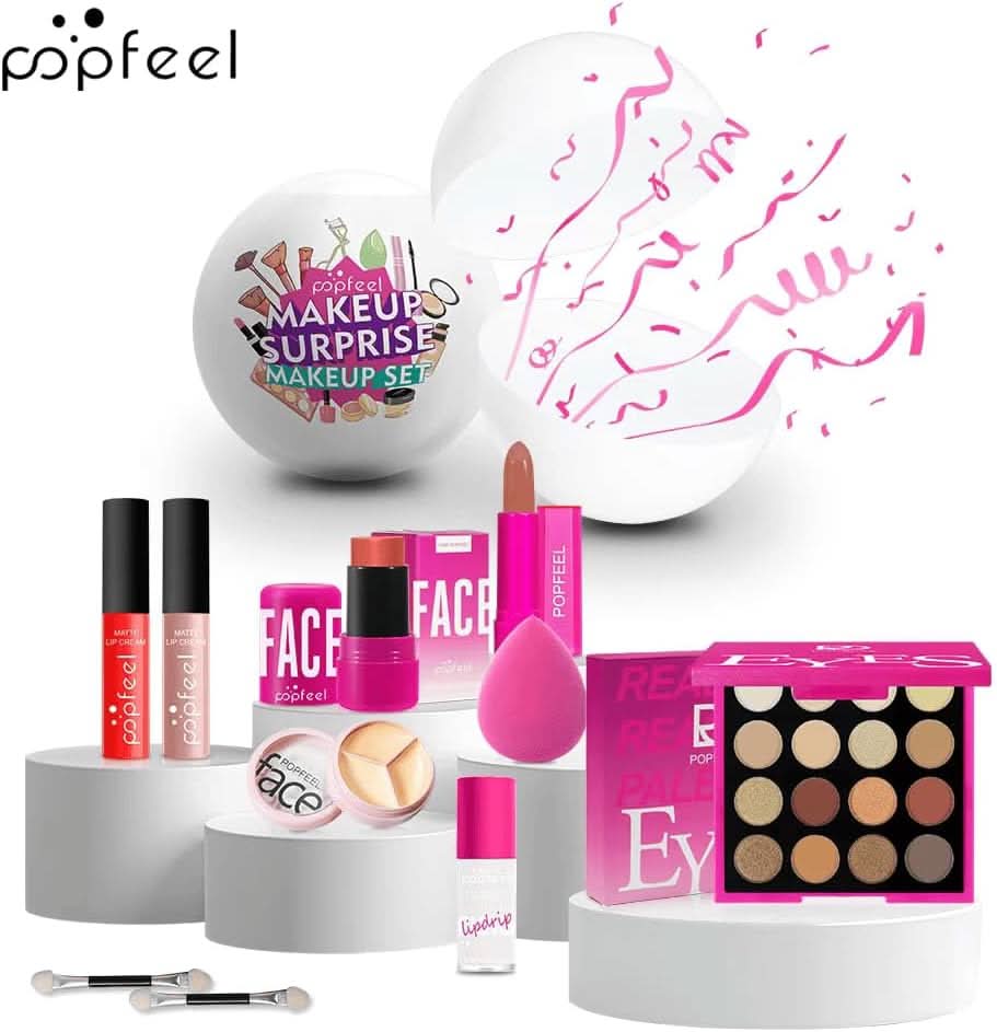TAVICE Surprise Makeup Ball Gift Set Festive Cosmetic Bundle for Special Occasions, Perfect Birthday Surprise Makeup Sphere - Office Catch