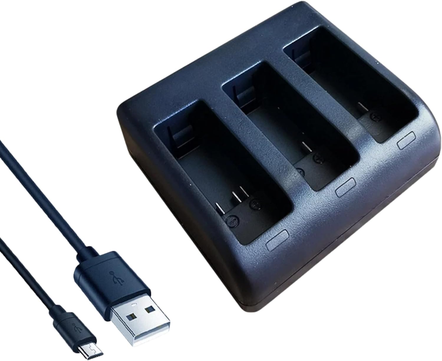 TAVICE Ultra Fast Charging USB Triple Charger for GoPro Hero 8 7 6 5 Action Camera | Multi Battery Fast Smart Charging Dock - Office Catch